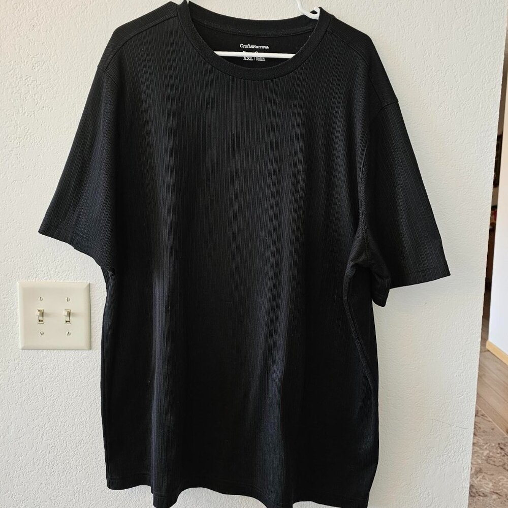 Croft & Barrow Easy Care Polo Shirt Men's Size XXL BLACK